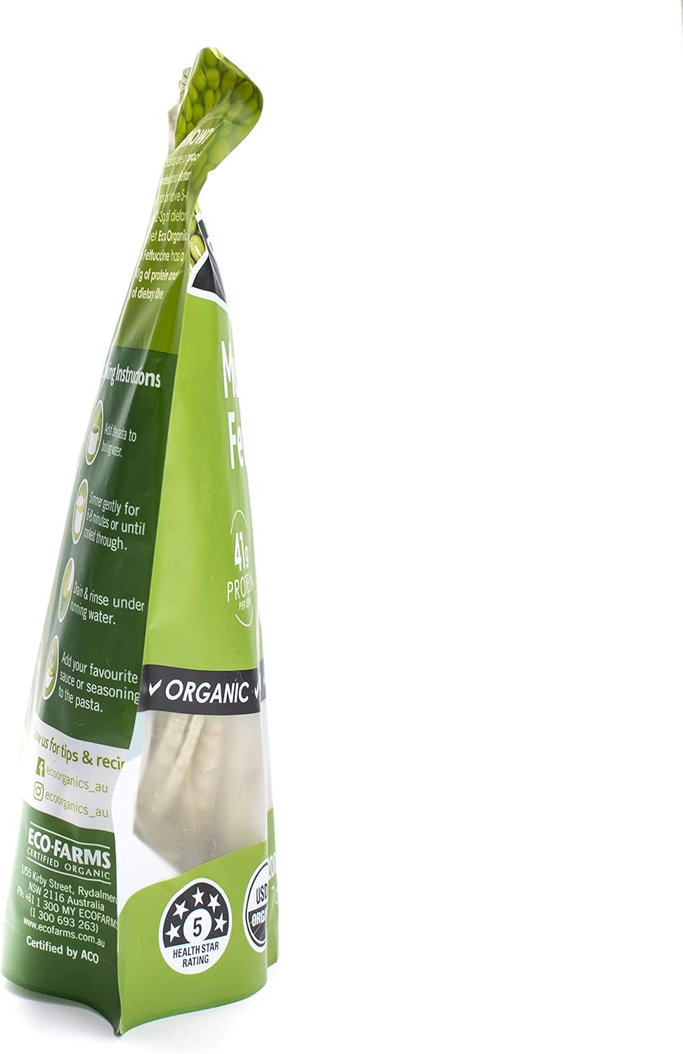 Eco Organics Mung Bean Fettuccine, 200G image number 5