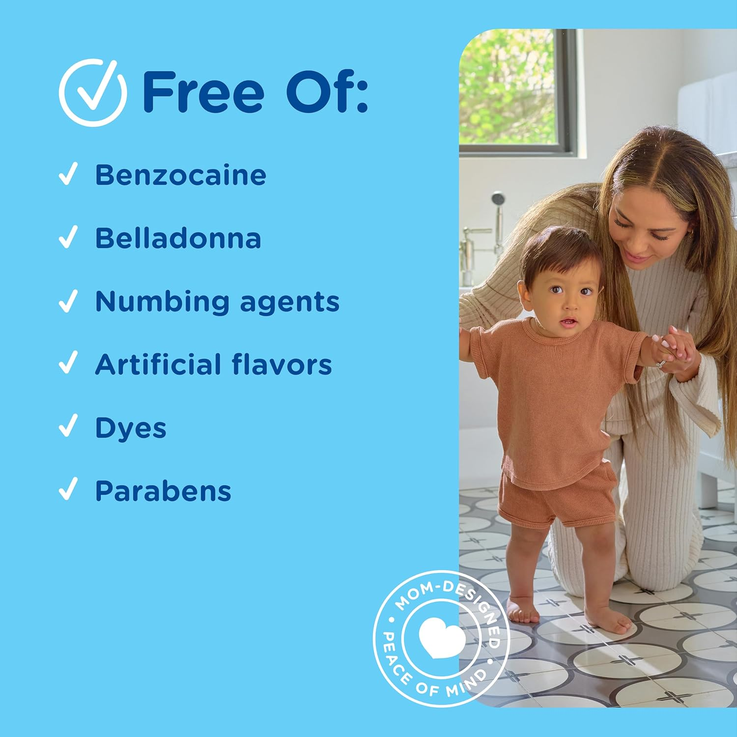 Mommy'S Bliss Organic Little Gums Soothing Massage Gel & Oral Tablets Day and Night Combo, Age 2 Months+, Sugar Free, Mild & Sweet Flavor| 2-0.53 Oz Tubes + 1 Bottle (140 Tablets) image number 2