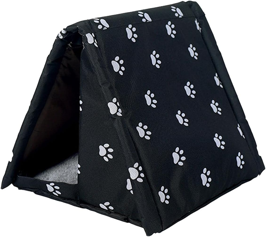 Stray Cats Shelter Waterproof Cat Nest Tent Pet Bed Furniture Puppy Kitten Dog Kennel Outdoor Cat House for Garden Street Pets Supplies, 47Cmx40Cmx38Cm (Size : 40Cmx34Cmx32Cm)