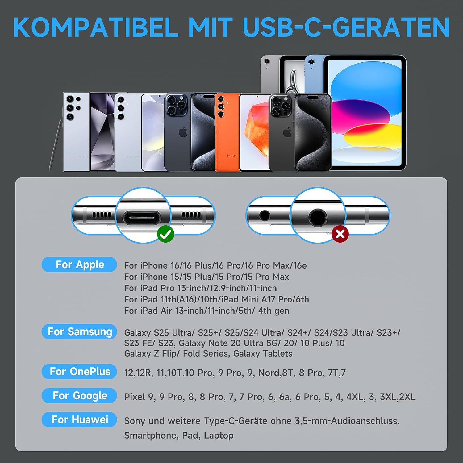 Suohong USB C B02 Wired Headphones image number 4