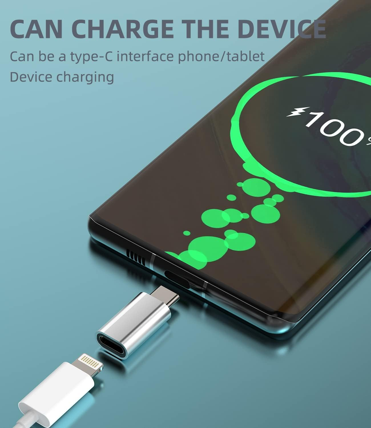 USB C to Lightning Adapter Female to Male (3 Pack) for Iphone 16 15 Pro Max for Apple Charging Cable Type C Adaptor Compatible for Samsung Connector for Ipad Data Transfer Charger Plug Lighting Port image number 4