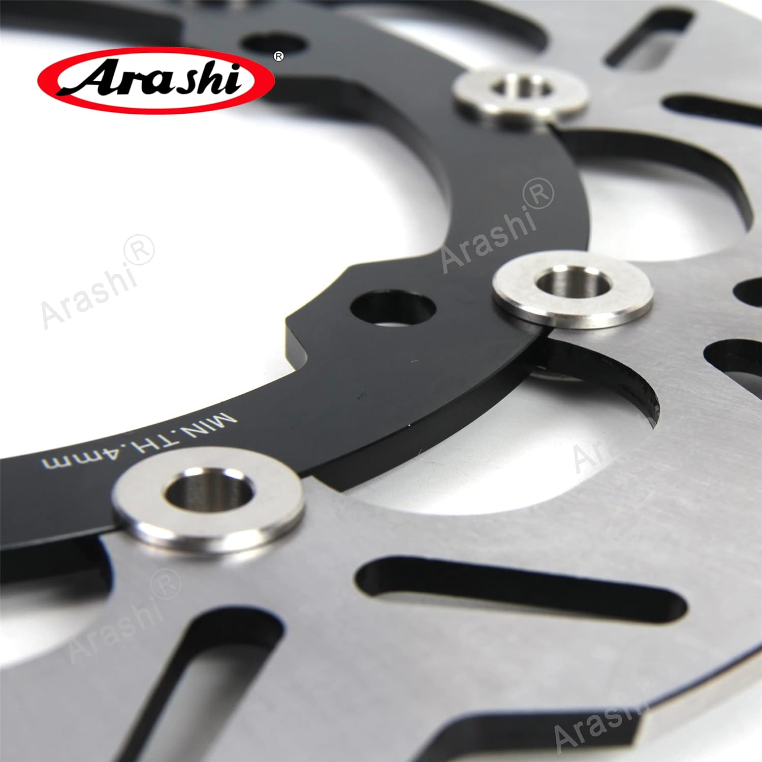 Arashi Front Rear Brake Discs Rotors for Kawasaki Ninja 400 EX400 2018-2024 ABS Include, Z400 2018-2024, Motorcycle Replacement Accessories Parts image number 6