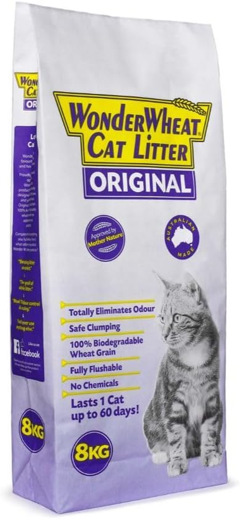 Wonder Wheat Wheat Premium Cat Litter image number 1
