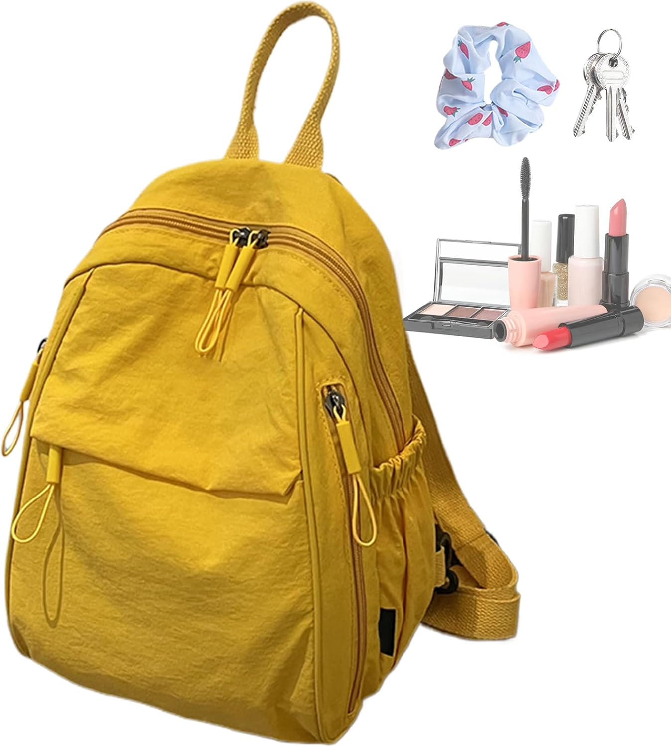 Generisch Travel Backpack - Multi Pocket Lightweight | Anti-Theft Travel Waterproof Anti-Theft Handbag School Book Bag for Work Luggage Commuting Girl Plane College L Backpack