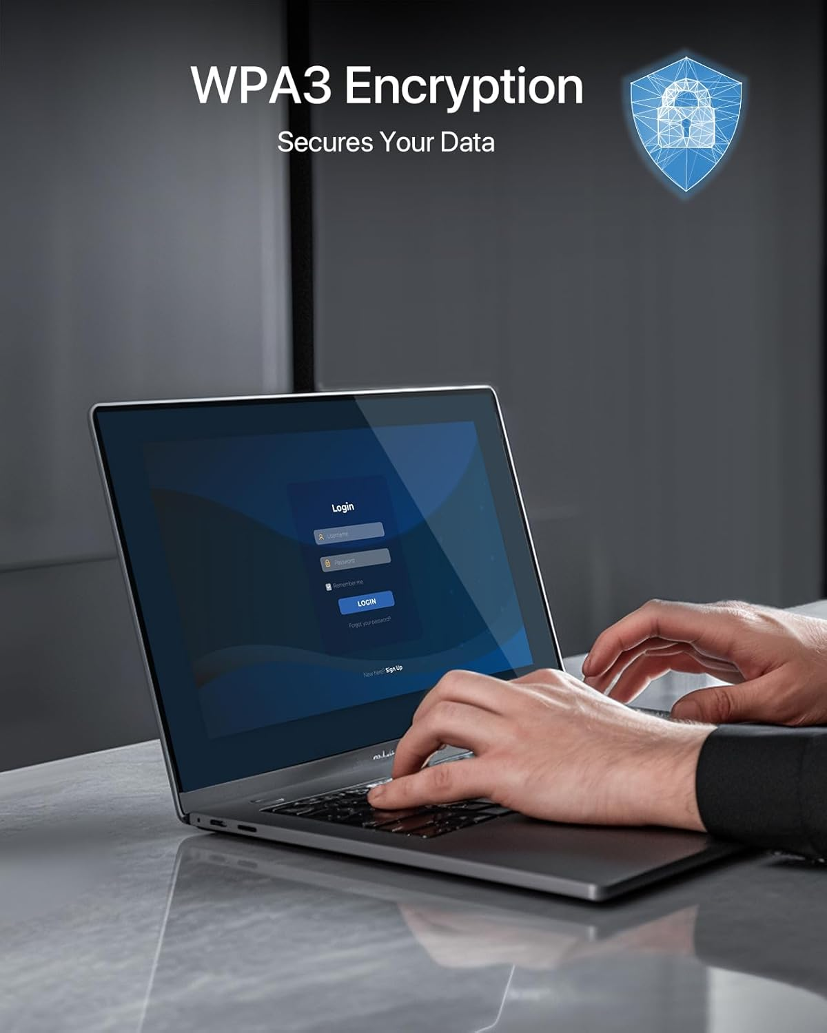 Brostrend AXE5400 Wifi 6E Adapter, Tri-Band USB Wifi Adapter for PC Desktop Laptop, Long Range Wifi Dongle 6Ghz 2402Mbps + 5Ghz 2402Mbps + 2.4G 574Mbps, USB Computer Network Adapter for Windows 11/10 image number 3