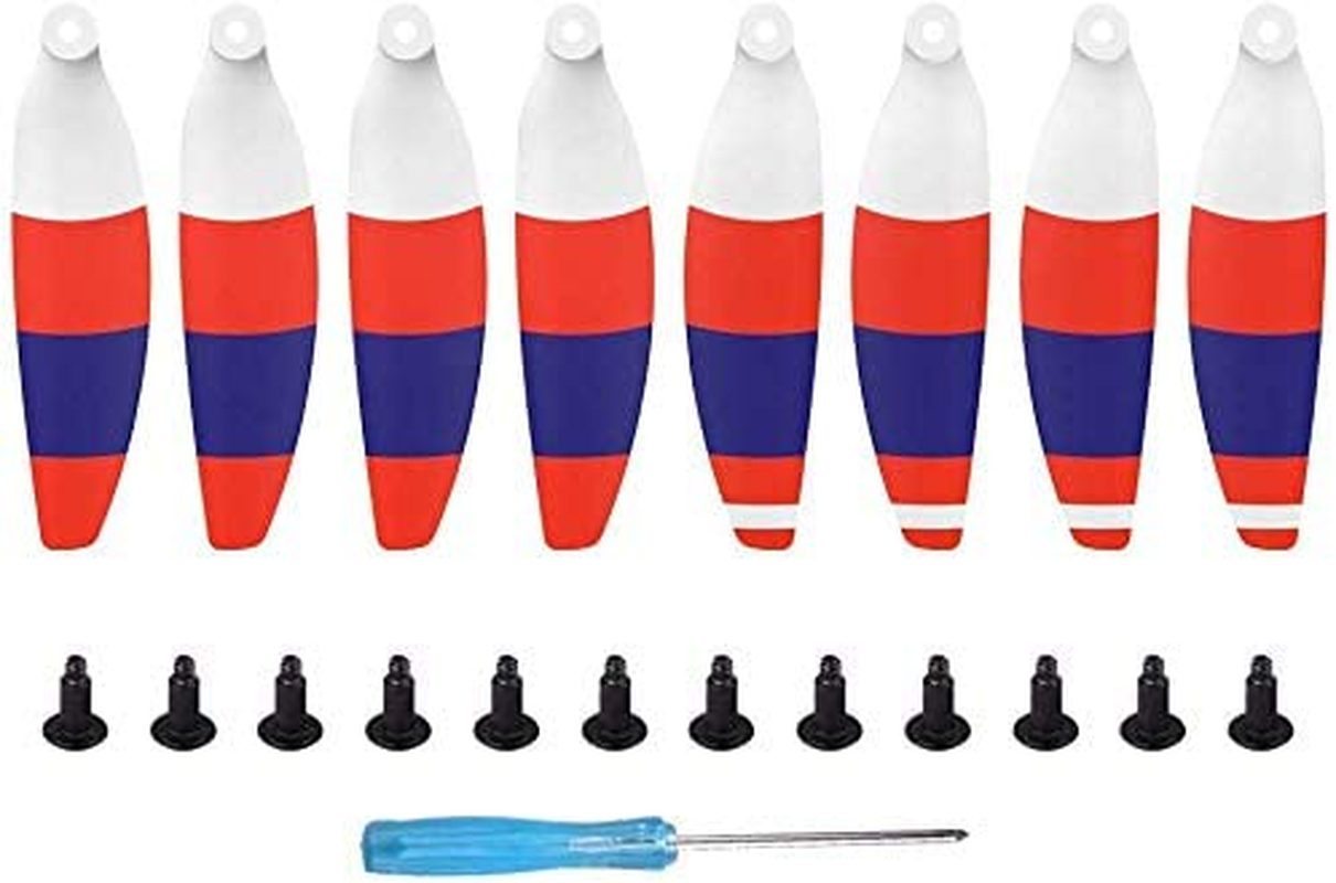 Xmipbs 4 Pairs Mavic Mini Propellers 4726F Low Noise Propellers Paddle Blades for DJI Mavic Mini Drone Black Gold