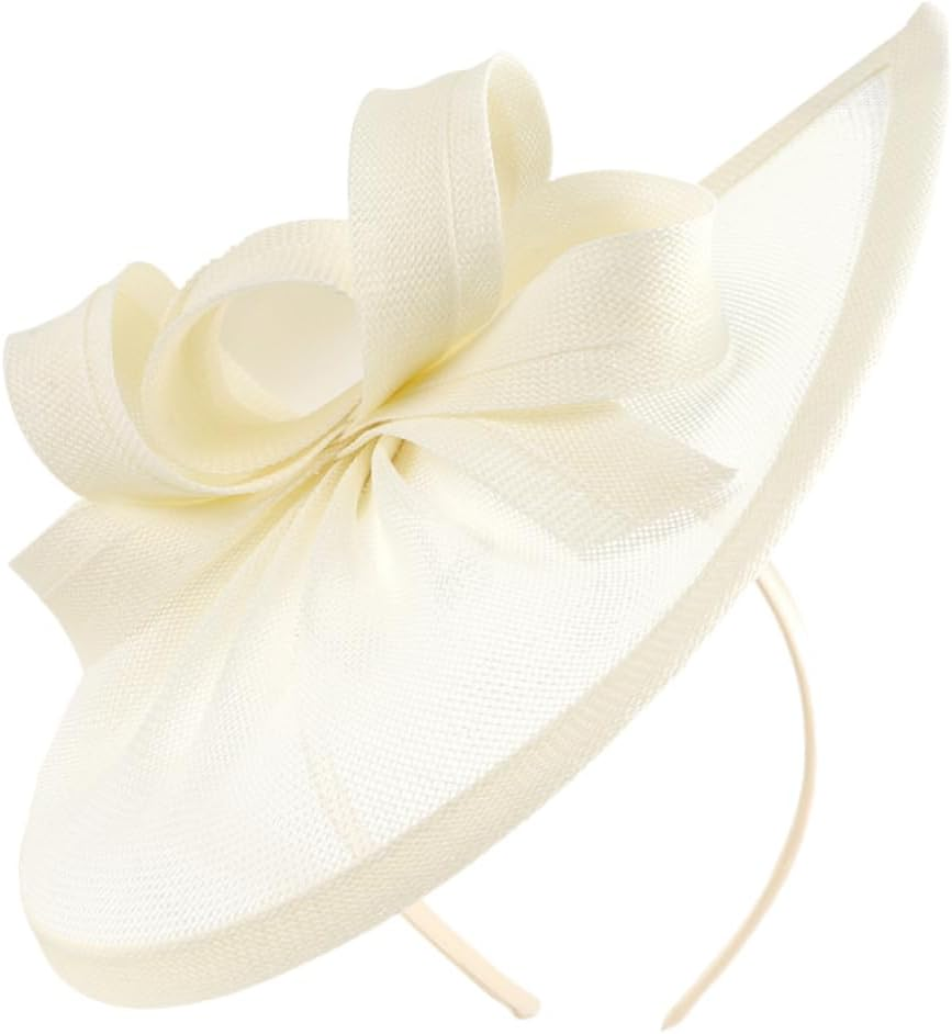 TOGEVAL Cocktail Party Hat Caps Wedding Hair Accessories for Women Hair Barrettes Floral Decorations Tea Hats for Women Wedding Decor Hair Accessories Small Hat Linen Black