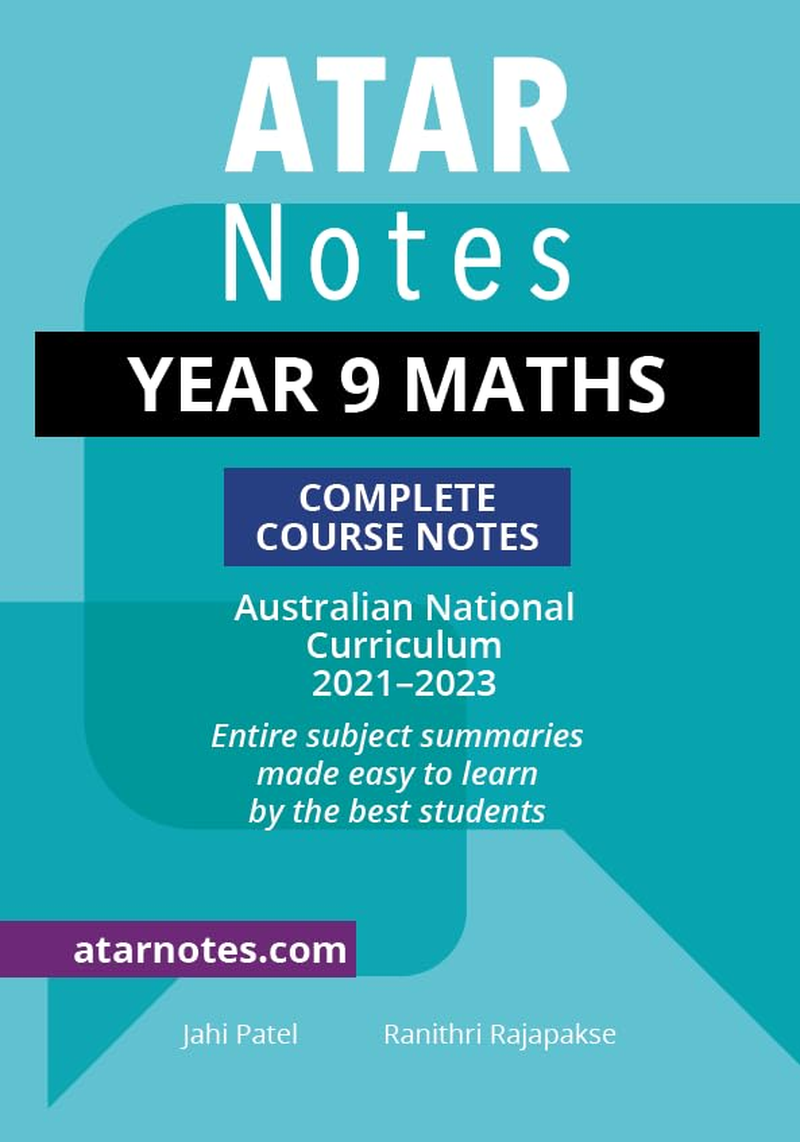 ATAR Notes Year 9 Maths Complete Course Notes - Australian Curriculum Guide by Top Achiever, Master Algebra, Geometry, Probability and Statistics image number 5