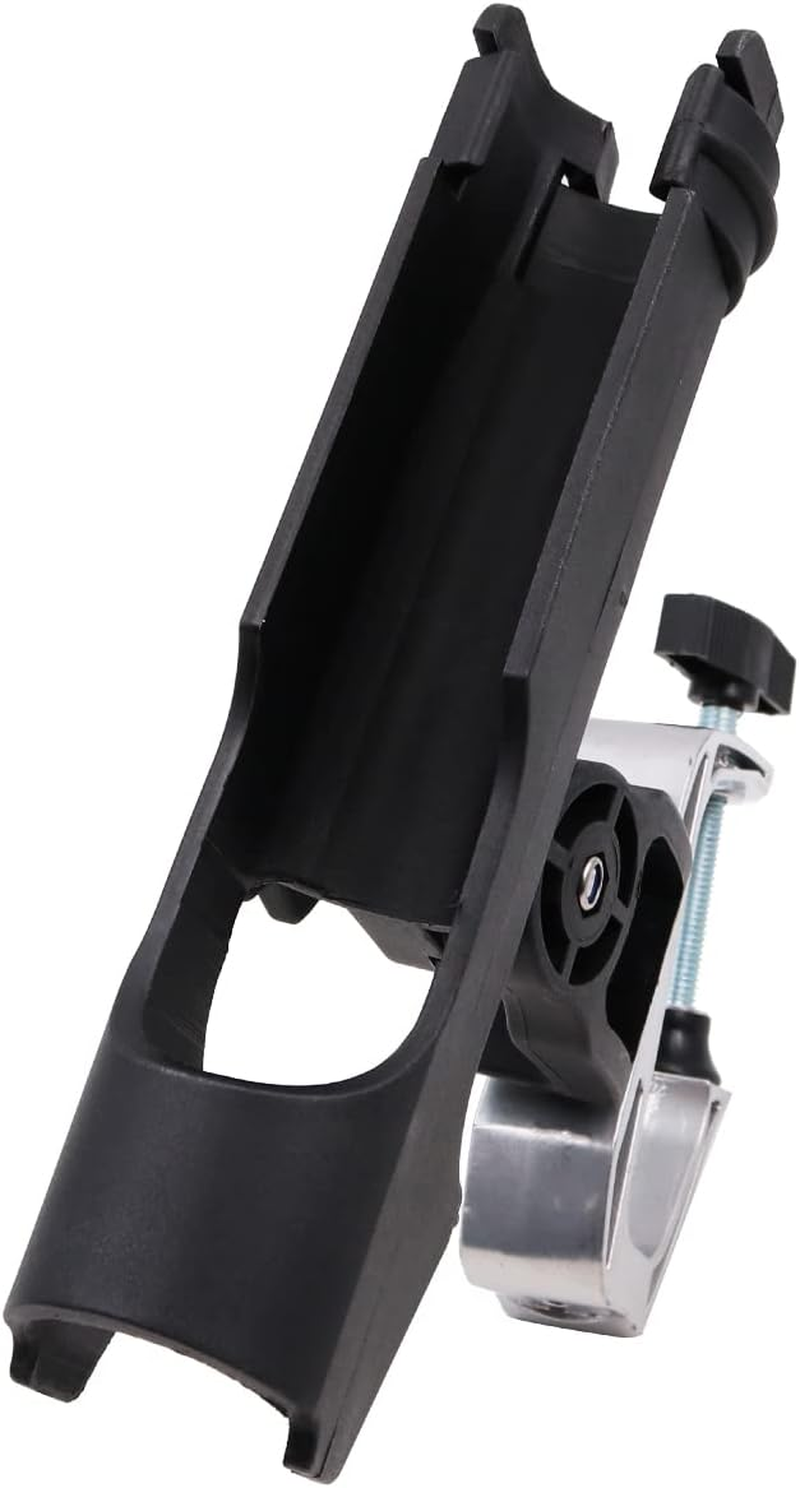 ZONADA Fishing Rod Holder Clamp 360 Degree Adjustable Rotation for Boat Kayak Canoe Fishing Boat Accessories for Attaching to Boat Rails Seaside Handles Adjustable Fishing Rod Rack