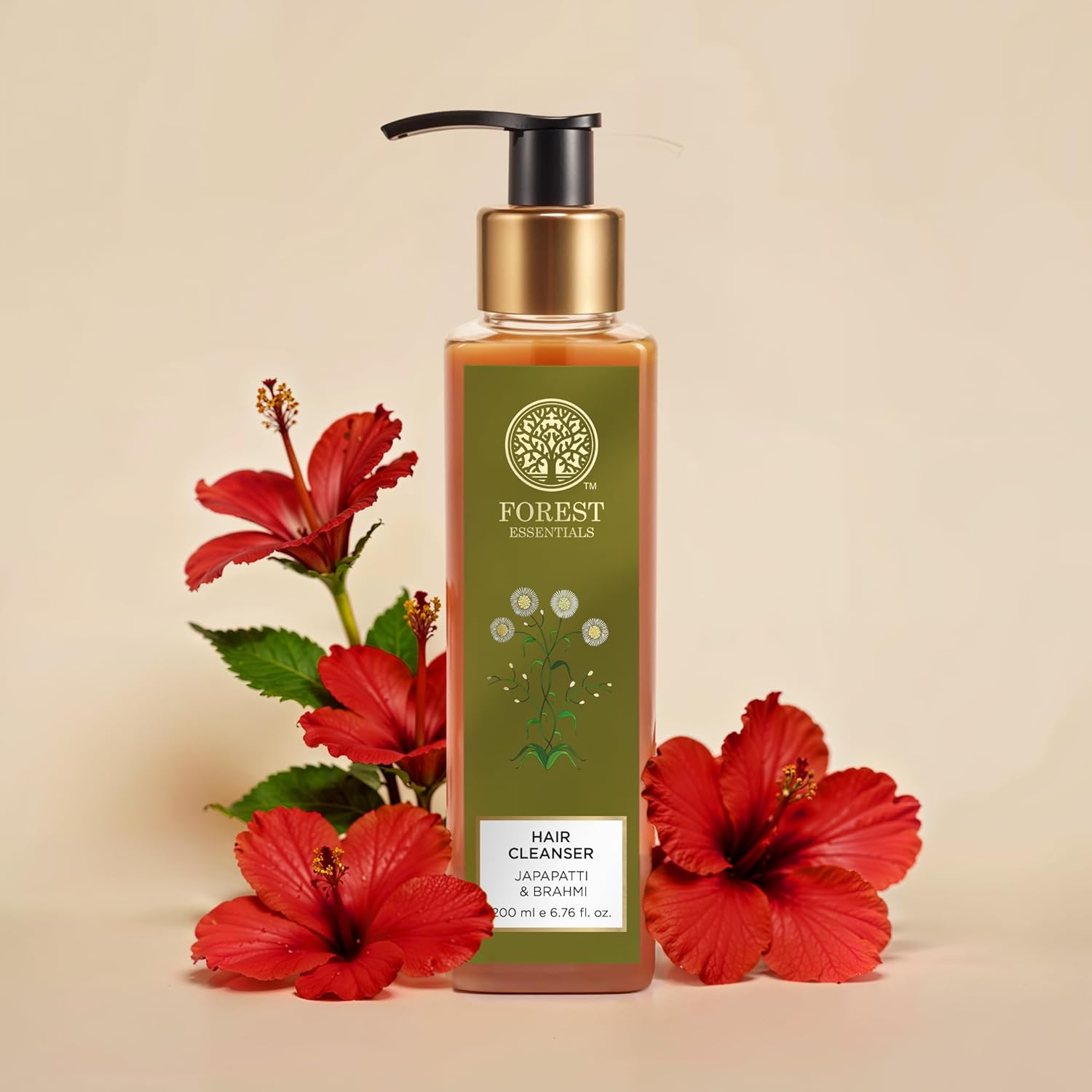 Forest Essentials Hair Cleanser Japapatti & Brahmi 200Ml