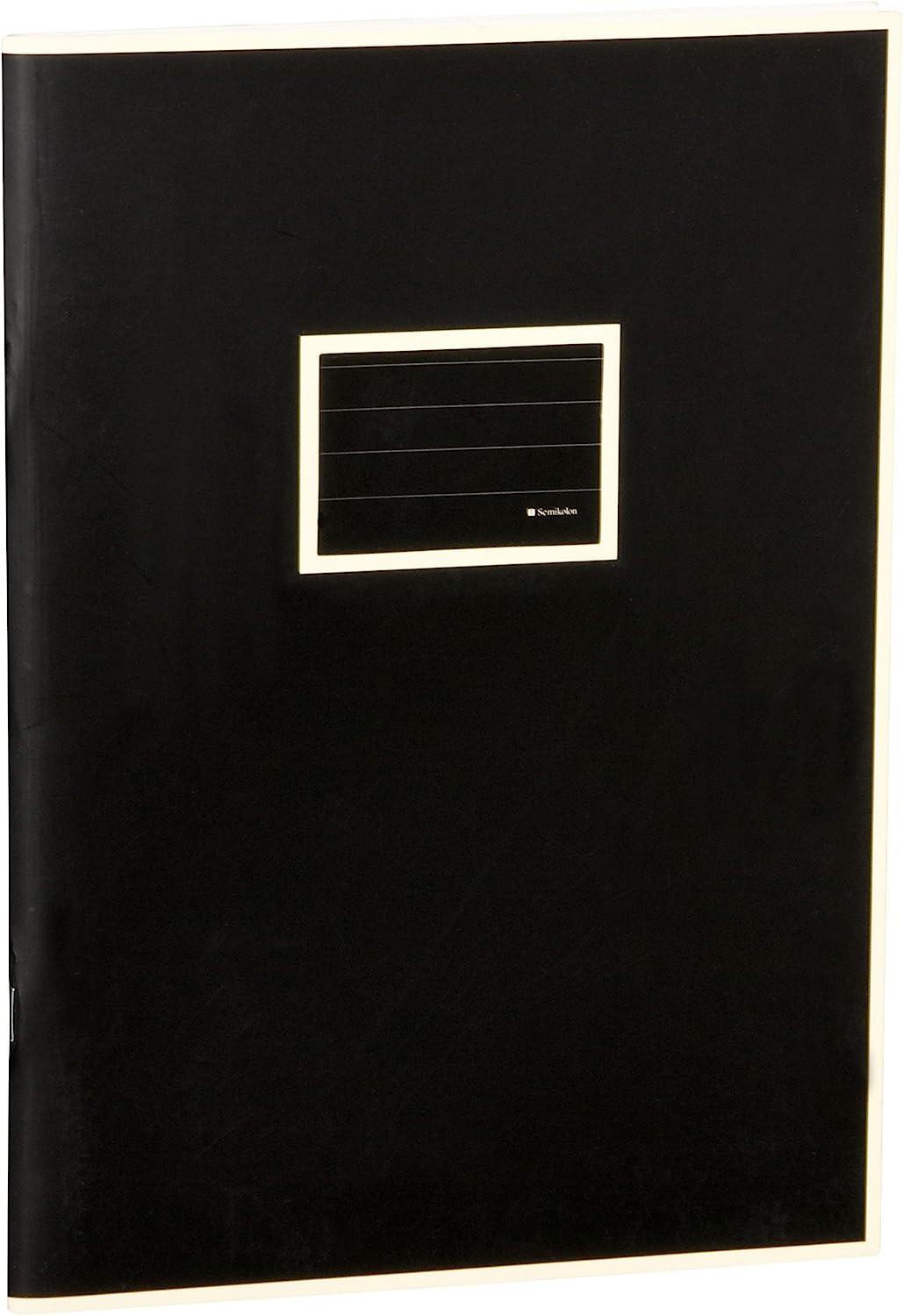 Semikolon A4 Lined Exercise Book, Black