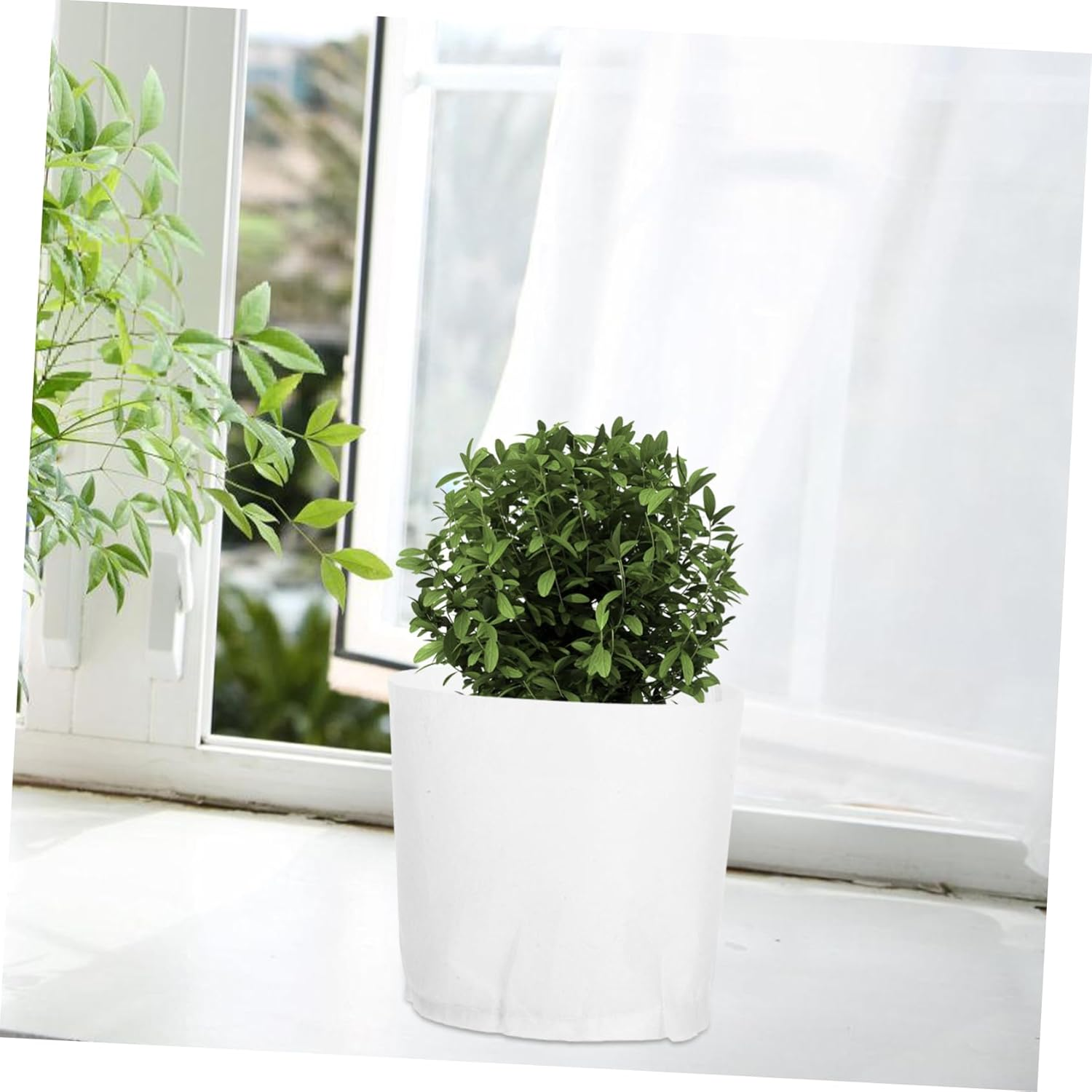 10Pcs Plant Nursery Bags Non-Woven Fabric Grow Bags Easy Mobility and Enhanced Root Growth for Home and Garden Use image number 6