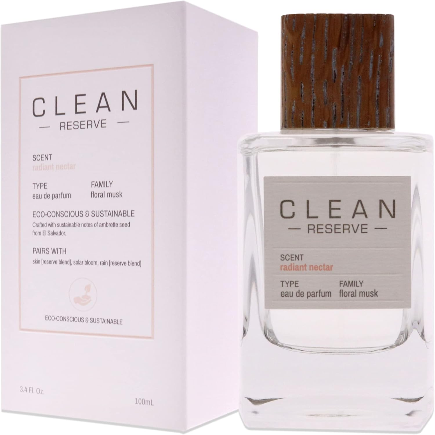 Clean Radiant Nectar (Reserve) Eau De Parfum Spray 100Ml/3.4Oz image number 1
