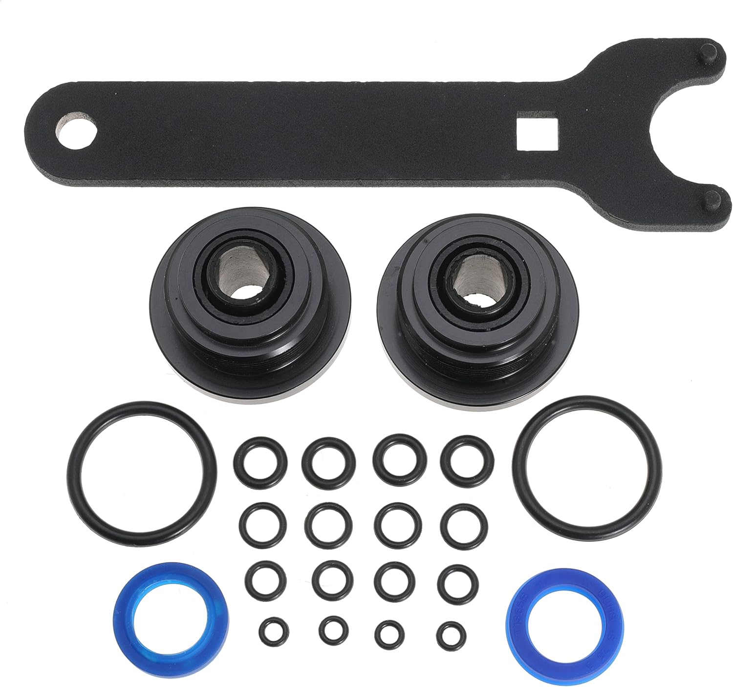 Seal Kit Replace HS5157 HC5340 HC5341 HC5342 HC5343 HC5344 HC5345 HC5346 HC5347 HC5348 HC5358 HC5365 for Seastar Front Mount Hydraulic Steering Cylinders with Wrench image number 3