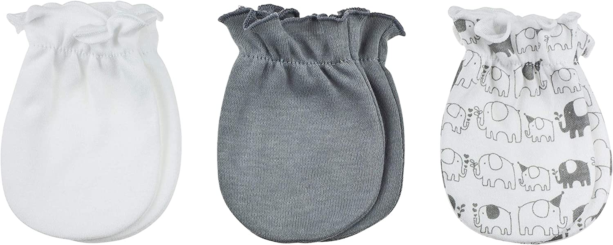 Playette Fashion Mittens Elephant 3 Pack, Multicolor, 3 Count