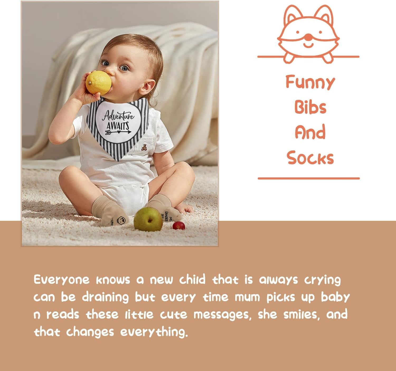 Shower Gift Set Unique Gifts Basket Essentials Stuffs Lovely Blanket Bibs Socks Wooden Rattle & Greeting Card image number 1