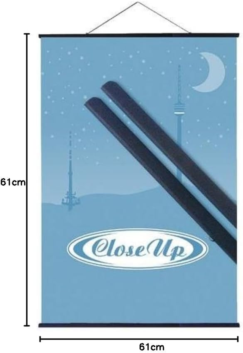 Close up Plastic Poster Strips Black (61 Cm) Hanger, Rails, Clamp Bars (24 Inches) image number 1