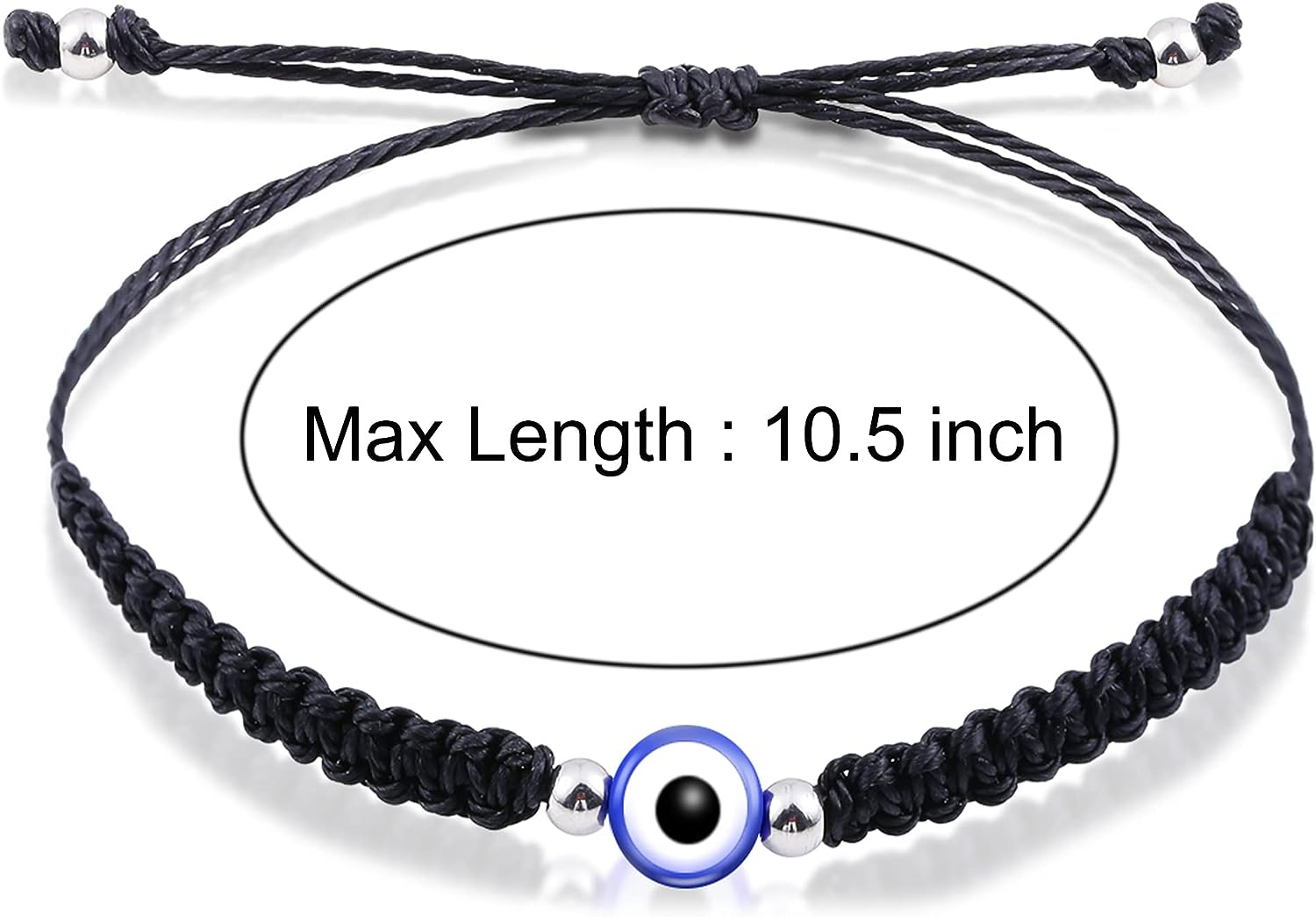 2 Pcs Evil Eye Bracelets for Women, Protection Bracelet for Men Kids, Negative Energy Evil Eye Jewelry Nazar Bracelet, Red String Bracelet for Protection image number 6