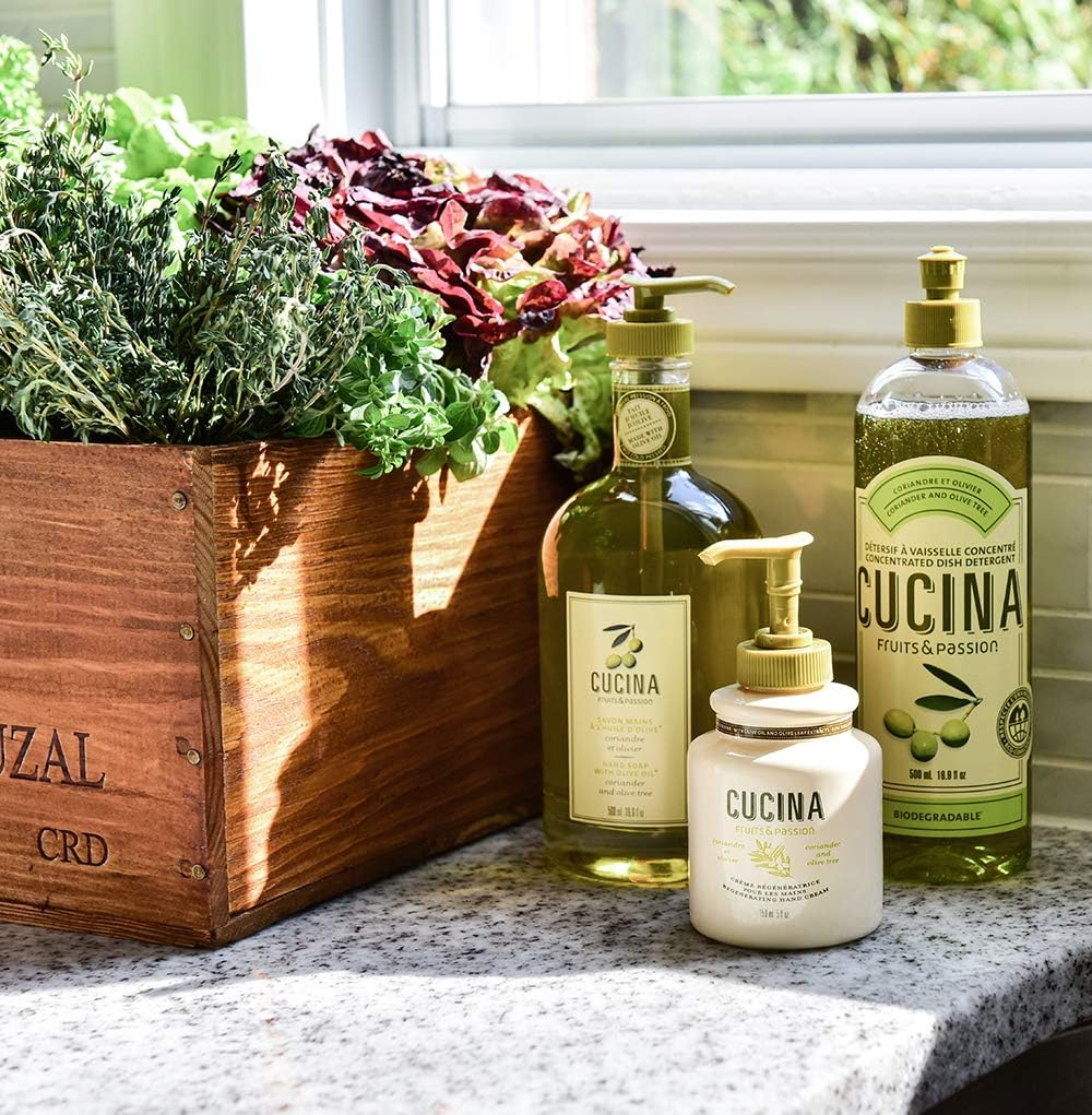 Fruits & Passion Hand Wash Hand Cream Duo Coriander & Olive Tree image number 1