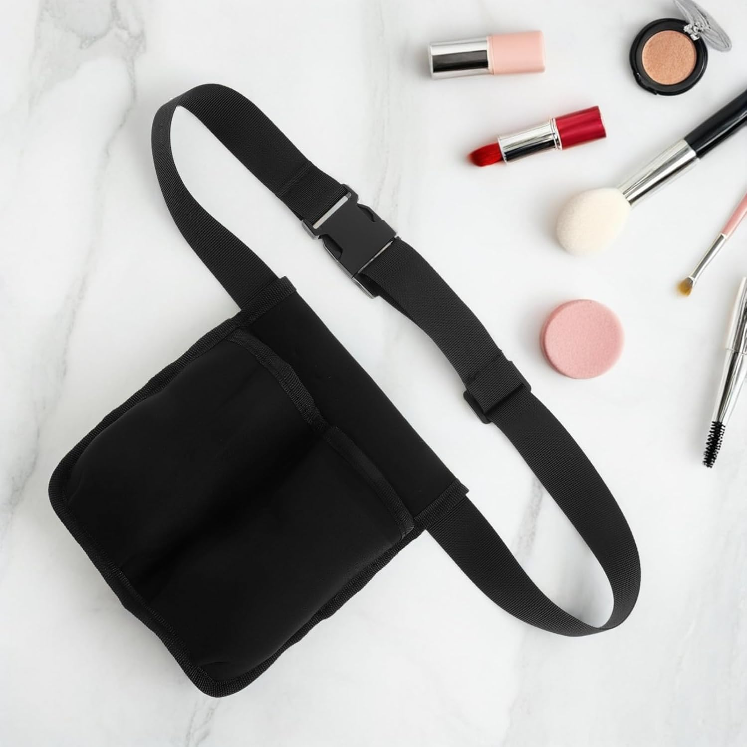 Healeved Adjustable Belt Waist Organizer with Multiple Pockets for Essential Oil Bottles Massage Oil Holder for Therapists Travel Use image number 1