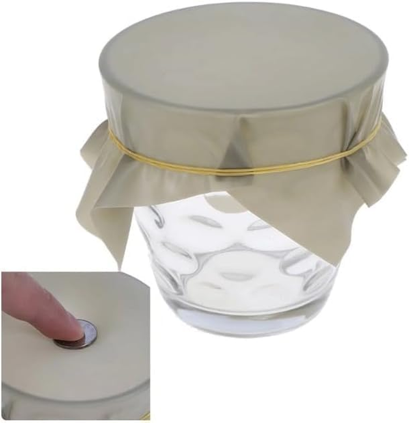 1 Pc Coin through a Sheet of Rubber Coin into Cup Comedy Magic Tricks Close up Magic Gimmick Props for Magicans Use Safety and Repeatedly Small in Size and Light in Weight,Novelty and Gag Magic