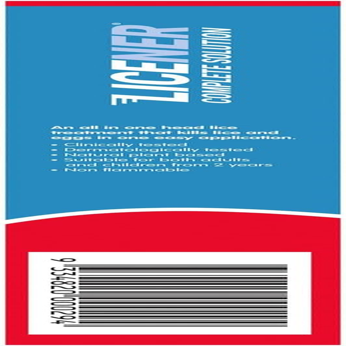 Licener Complete Solution All-In-One Head Lice Single Treatment Shampoo 100 Ml image number 4