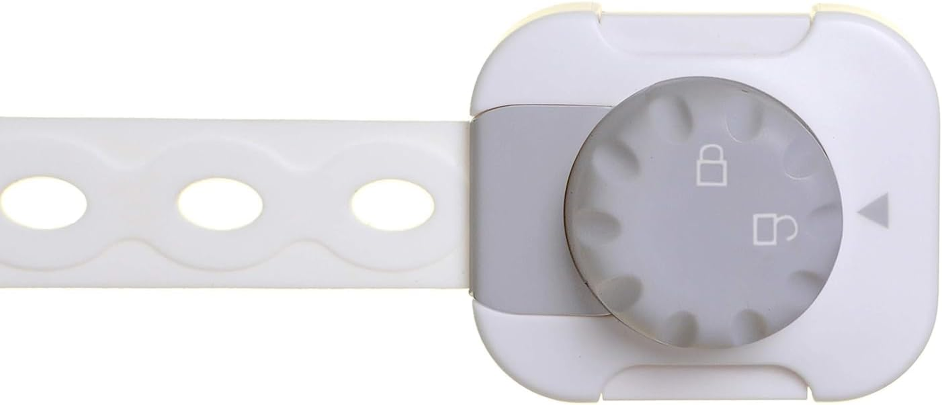 Dreambaby Twist 'N Lock Multipurpose Latch - Child Safety Locks - 6 Pack - Grey/White image number 2