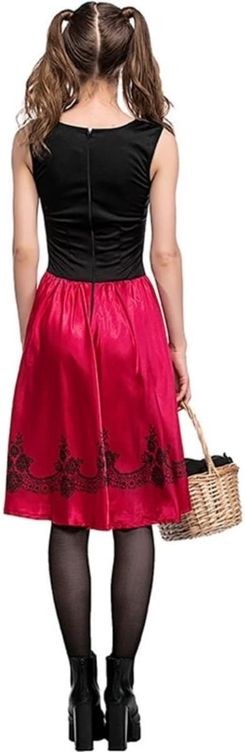 Costume Bay Womens Little Red Riding Hood Halloween Oktoberfest Fairytale Costume Cosplay Costume Book Week AU (Red Riding Hood, M) image number 1