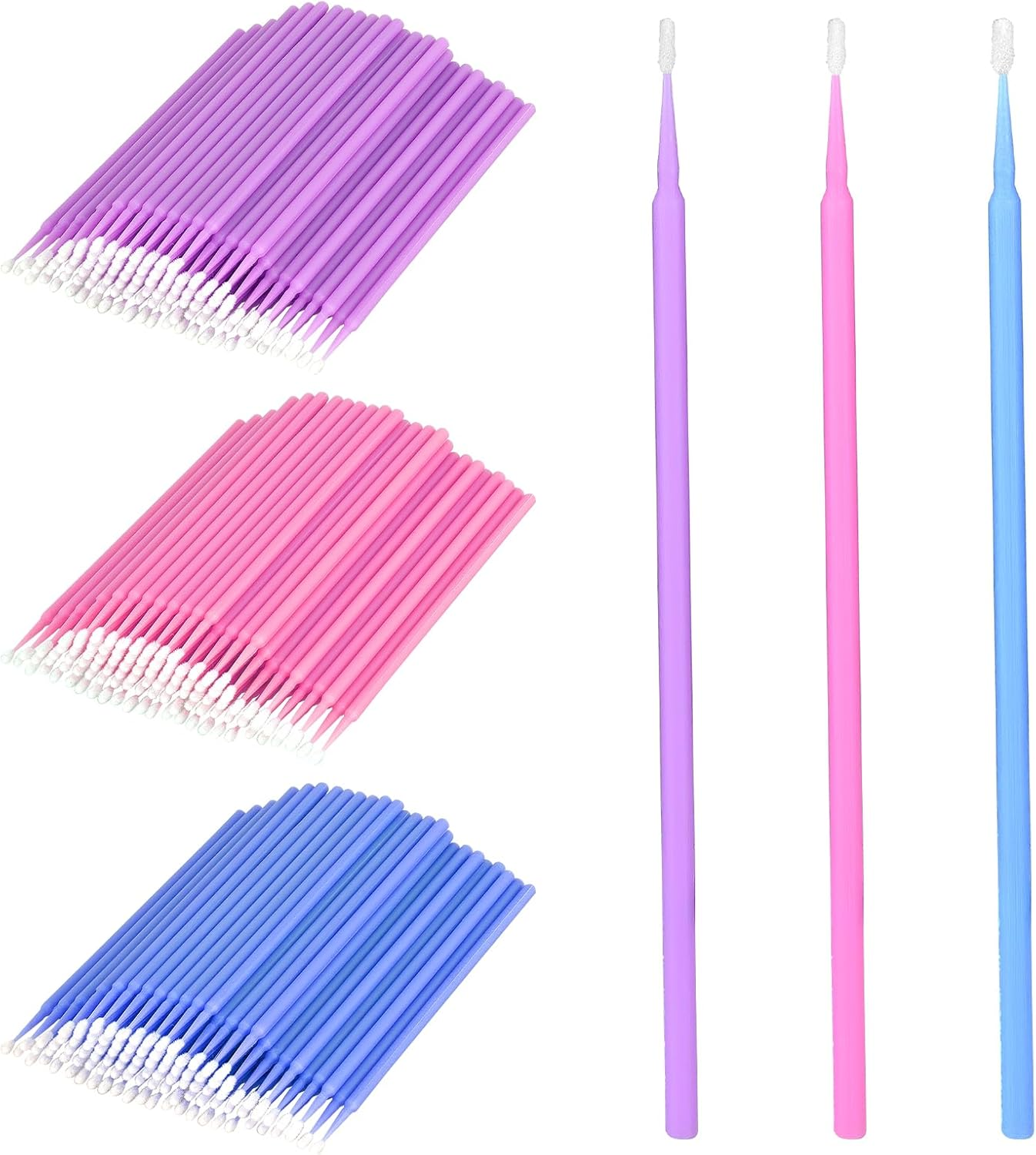 240Pcs Touch up Paint Brushes Repair Ultra-Fine Paint Brushes for Automotive Paint Chip Repair,Disposable Micro Paint Applicators for Detailing Clearance Cleaning (Length: 4IN Tips:1.5/2/2.5Mm) image number 2