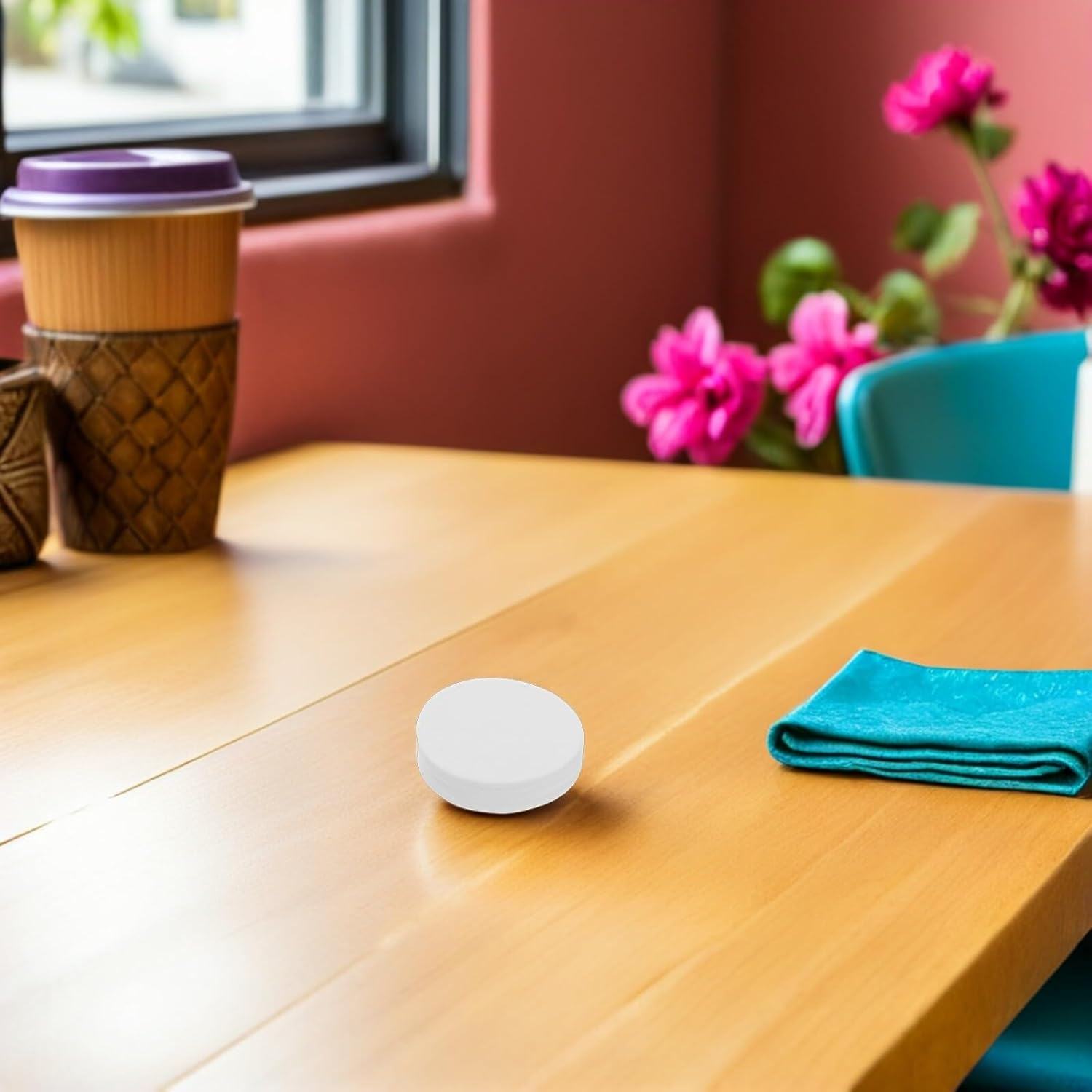 MUSISALY 600Pcs Disposable round Coffee Filter Paper for Coffee Makers and Tea Brewing Single-Use Micro-Filters for Sediment- Easy Cleanup and Consistent Extraction