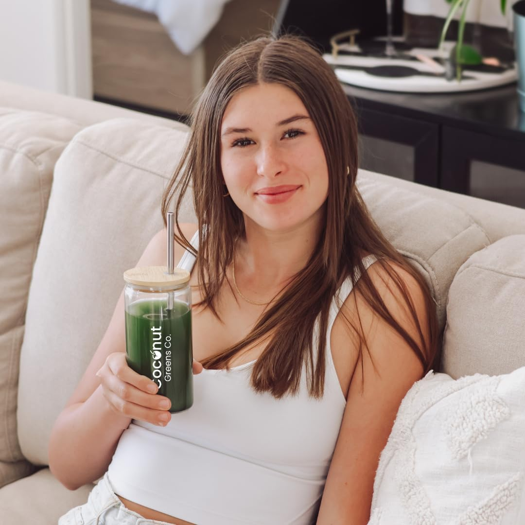 Organic Super Greens with Coconut Water | 250 G Pouch (30 Serves) image number 3