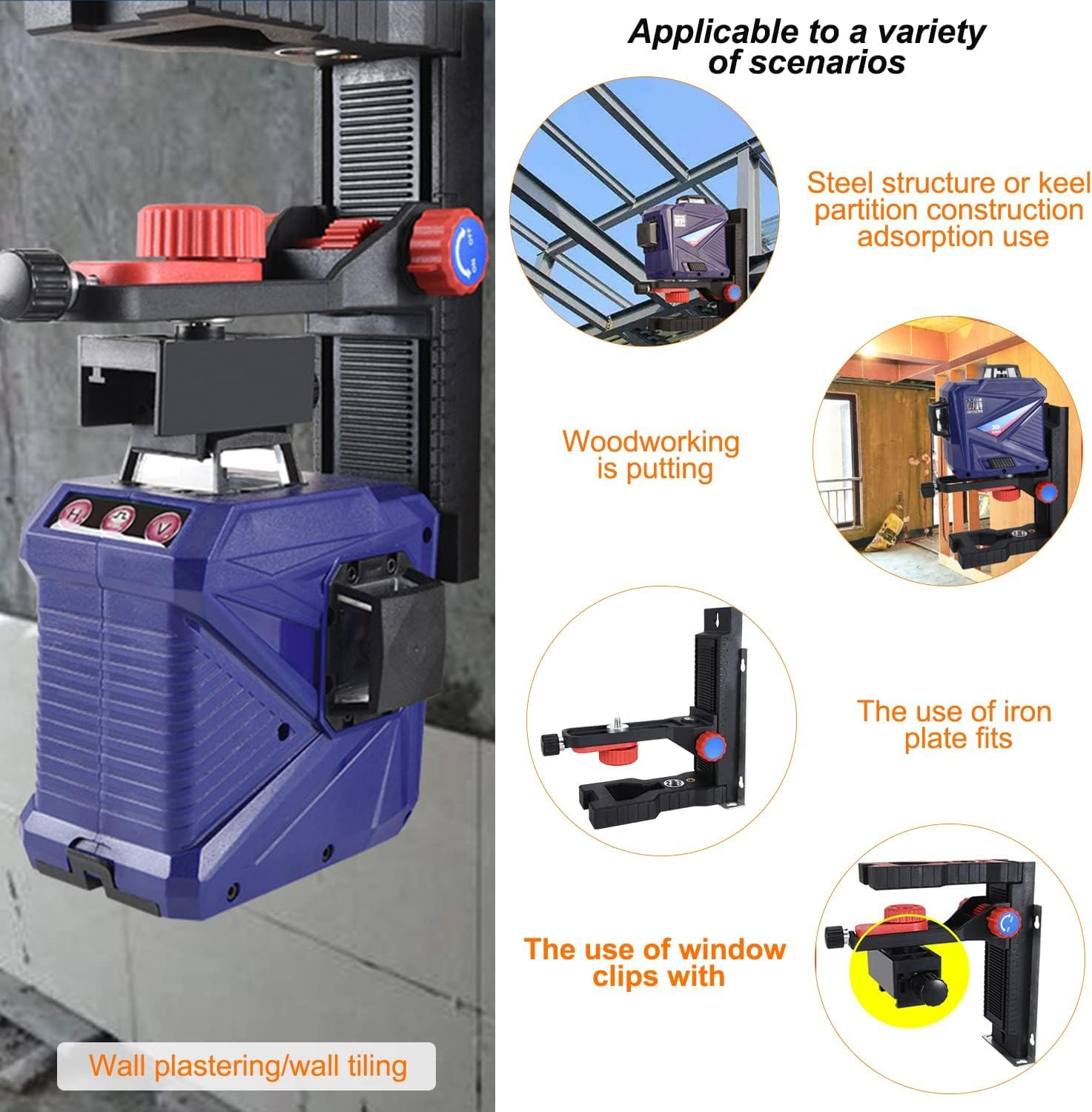 Laser Mount, Laser Mount, Multifunctional, Laser Tripod Strong Magnetic Adjustable, for Bosch Tripod image number 5