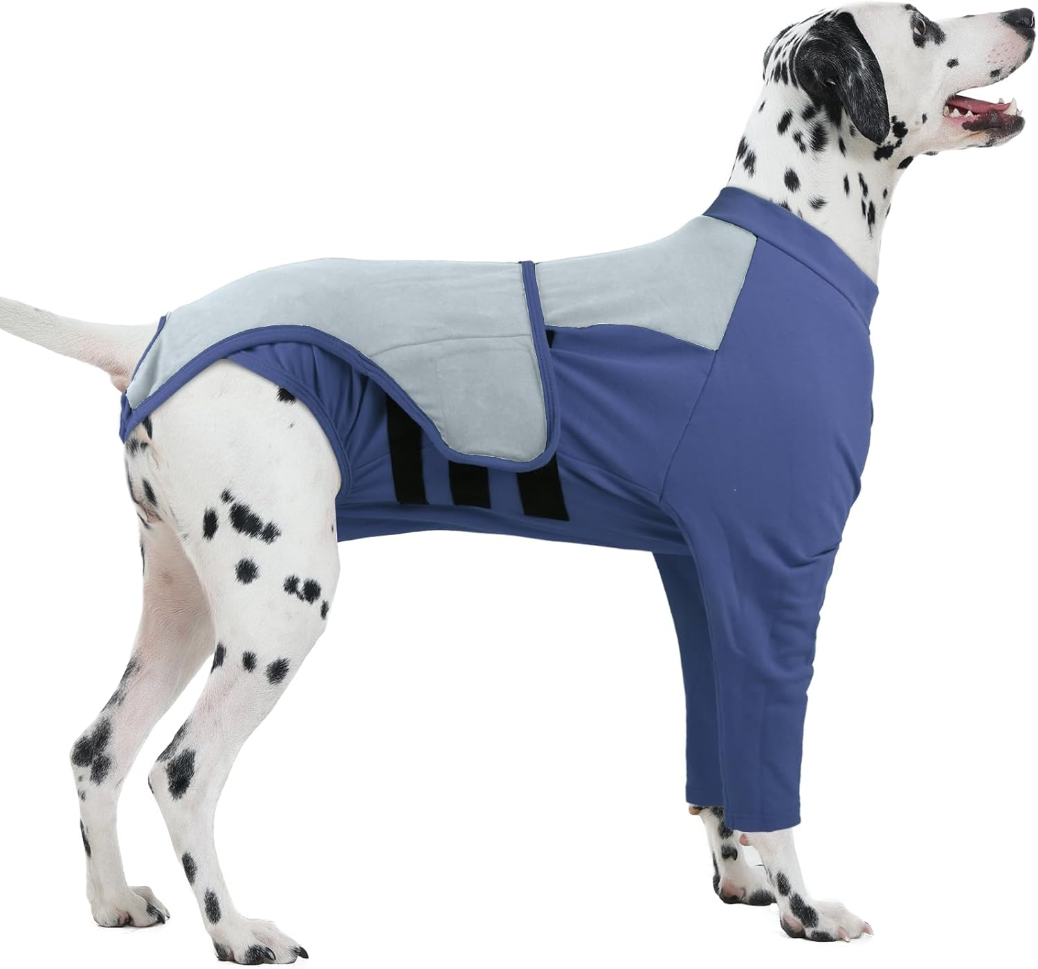 Lelepet Dog Recovery Suit for Dogs, Dogs Shirt Stop Licking Joints, Pet Long Sleeve Suit for Front Legs Protecting, Wound Protector for Abdominal Leg Shoulder after Surgery Male Female, Red 3XL