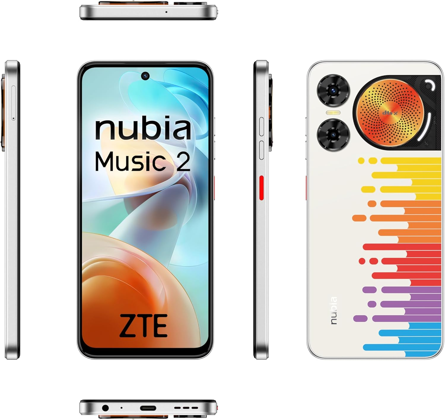 Smartphone ZTE Nubia Music 2 4GB 128GB Melody Wave NFC Screen 6.7" Dual SIM image number 2