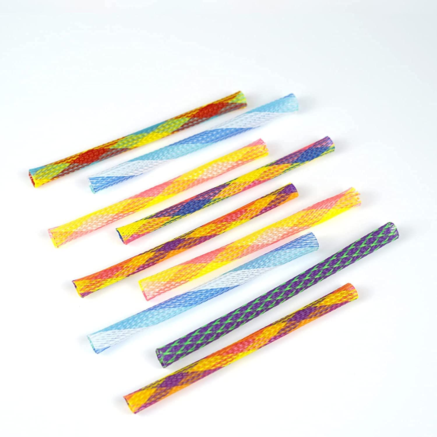 ISMARTEN 48 Pack Cat Tube Spring Toy, Interactive Cat Toy for Indoor Cats, Colorful Cat Plastic Coil for Kittens to Swat, Bite, Hunt (Random Color) image number 2