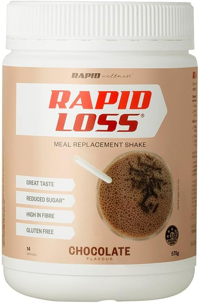 Rapid Loss Gluten Free Chocolate Meal Replacement Shake 575G image number 1
