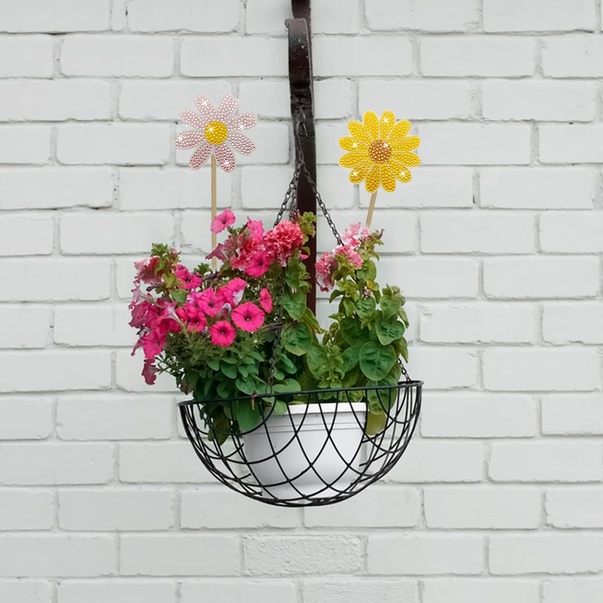 SENHAI 14 Pcs Diamond Art Kits for Adults, 5D Butterfly Flower Bird Paint by Numbers Kit Crafts Full Drill Diamond round Crystal Diamond Paintings Kits for DIY Garden Decor