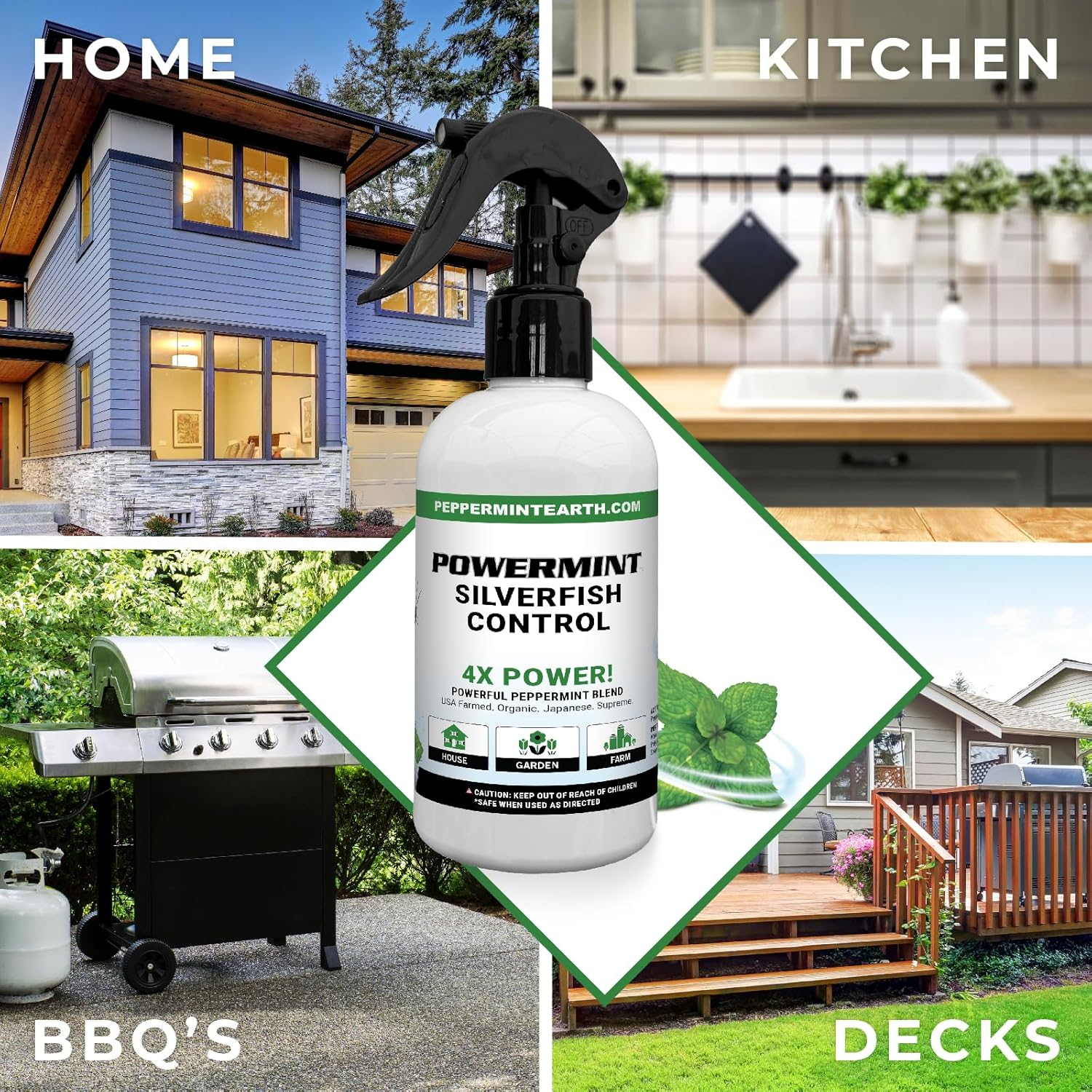 Powermint Peppermint Oil Silverfish 8 Oz image number 6