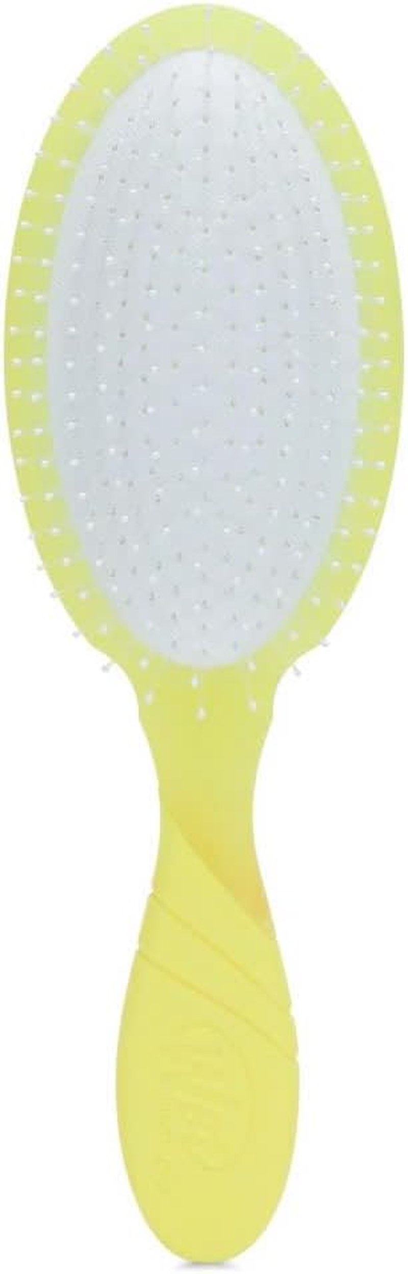 Wetbrush Pro Detangler Hi-Def Neon Lemon &ndash; All Hair Types - Ultra-Soft Intelliflex Detangler Bristles Glide through Tangles with Ease - Pain-Free Comb for Men & Women