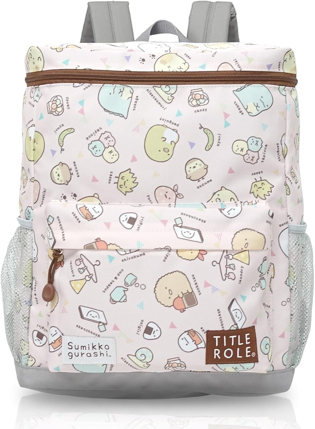 Title Role Sumikko Gurashi Backpack with Tablet PC Case Large Capacity Box Type for Girls