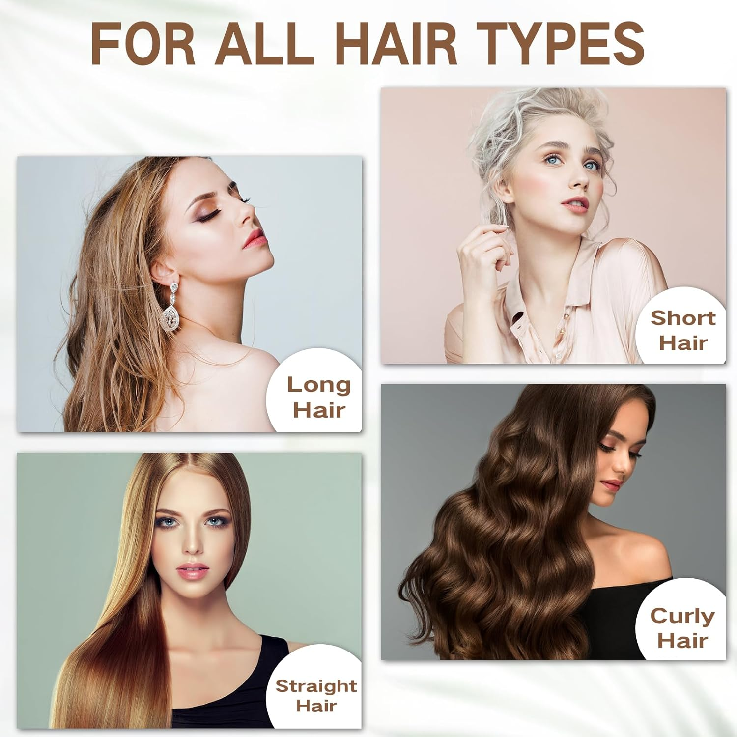 Bamboo Brush for Hair Growth(No Handle Design) Combetter, Natural Wood Brush, Mini Hair Scalp Massager Bamboo Bristles Detangling Hairbrush for Women, Men &Kids image number 1