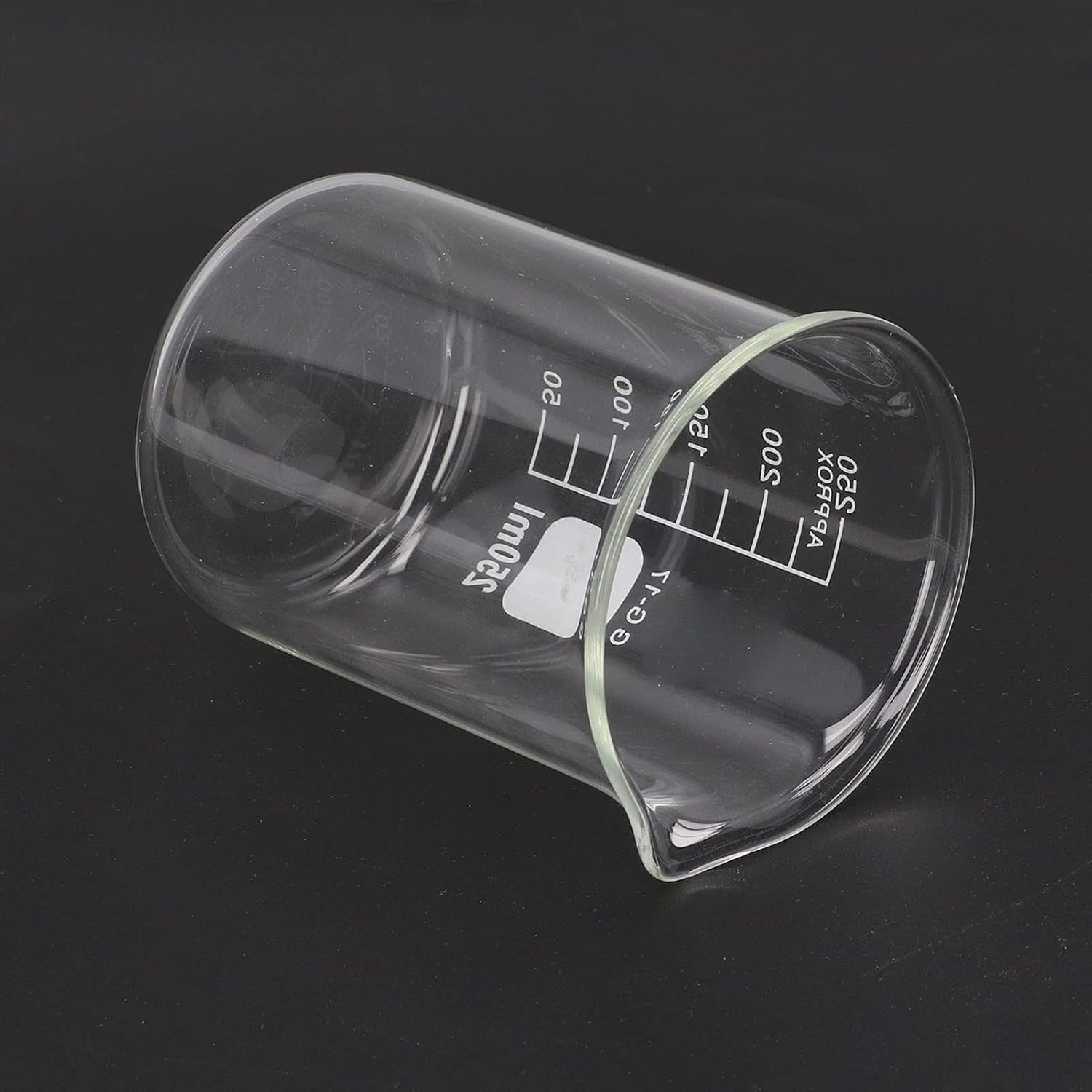 10Pcs Scientific Beaker, 250Ml Laboratory Grade Glass Beakers with Clear Scales Tool Set Kit for Experiment image number 4