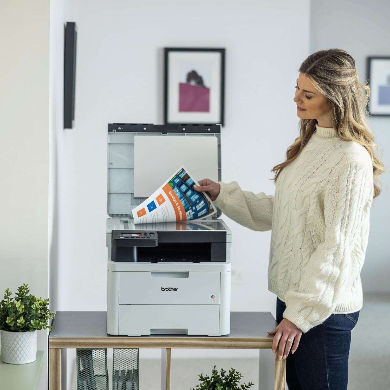 Brother DCP-L3520CDW Compact Colour Laser Printer image number 4