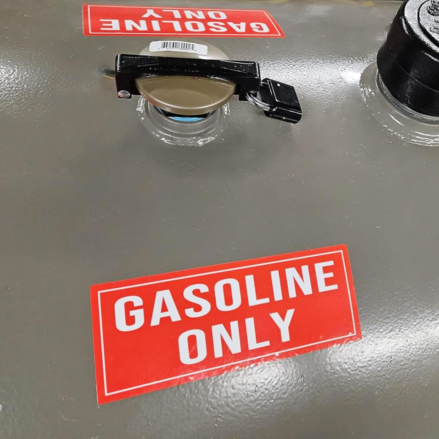 6-Pack Diesel Only & Gasoline Only Sticker Sign - Fuel Storage Decals/Fuel Can Marker | Weatherproof Adhesive Decal for Your Truck, Tractor, Fuel Can - 6X2Inch image number 1