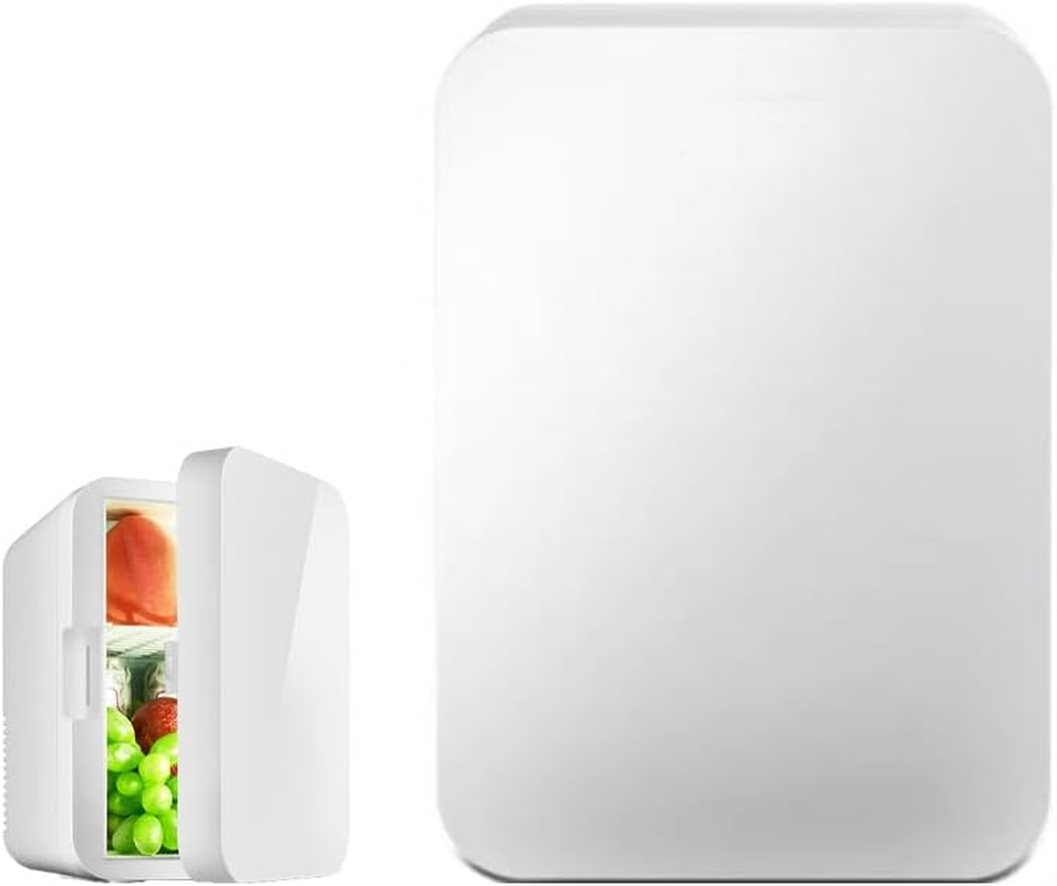 Portable Mini Fridge, Countertop Small Fridge, Portable Small Refrigerator, Beverage Refrigerator Coolers, Compact Mini Fridges, Car Cosmetics Cooler, Personal Refrigerators Cooler image number 1