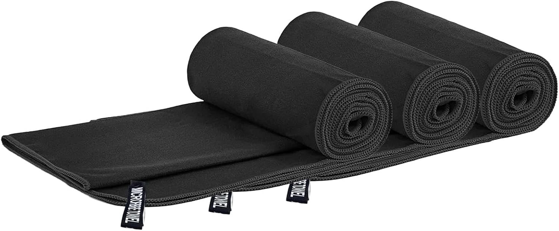 3 Pack Gym Towels, Drying and Absorbent Microfiber Sports Towels, Lightweight Multipurpose Gym Exercise 40Cm X80Cm image number 3