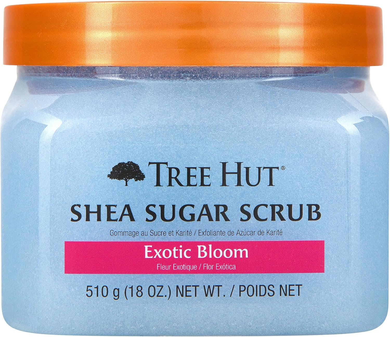 Pink Hibiscus Shea Sugar Scrub by Tree Hut 510G image number 3