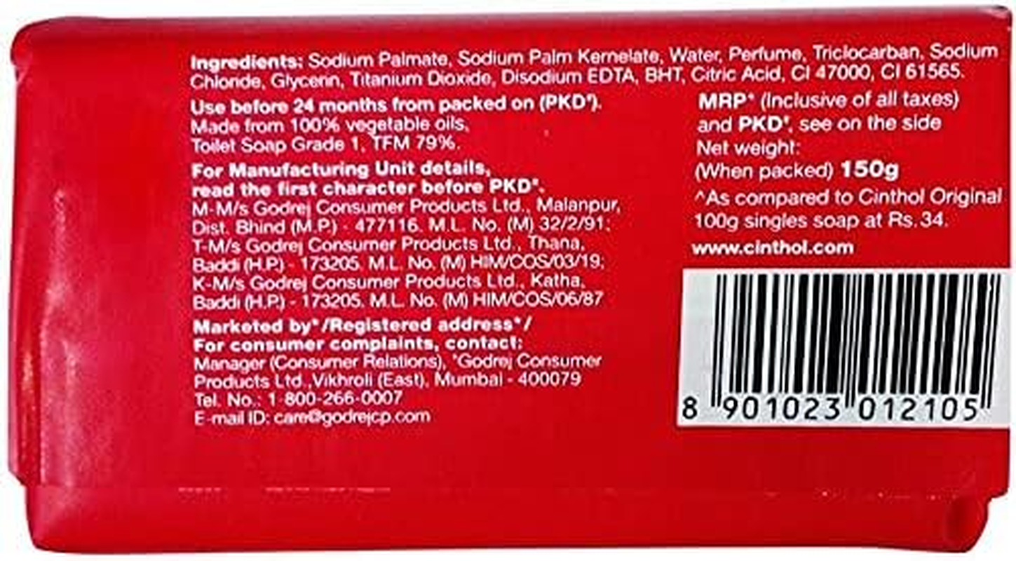 Cinthol Soap - Original, 150G Pack