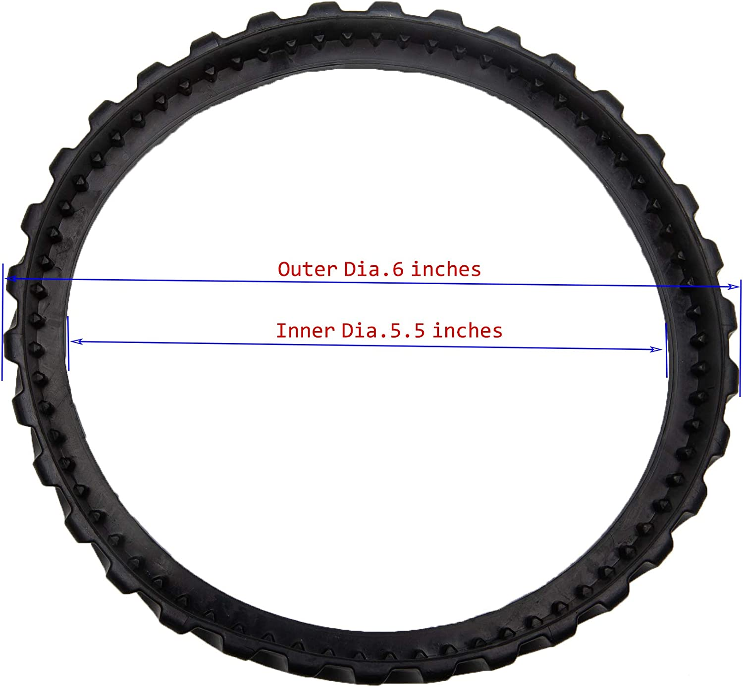ATIE Pool Cleaner Track Fits Zodiac MX8 Elite, MX6 Elite, MX8, Mx6 Pool Cleaner Tire Track R0526100 (4 Pack) image number 1