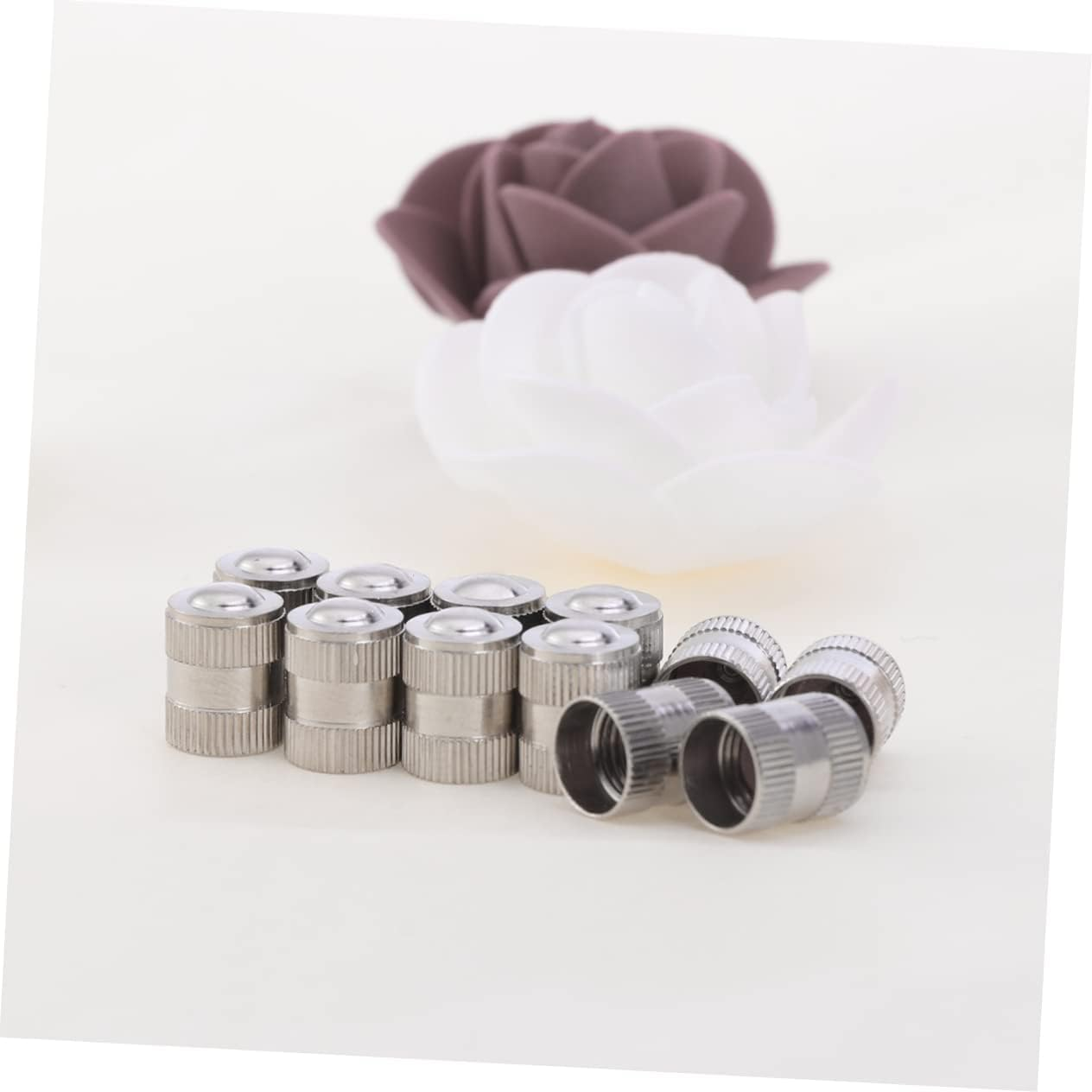 WHAMVOX 20Pcs Car Auto Bicycle Tire Valve Stem Caps Hat Cover for Wheels Tyre Stem